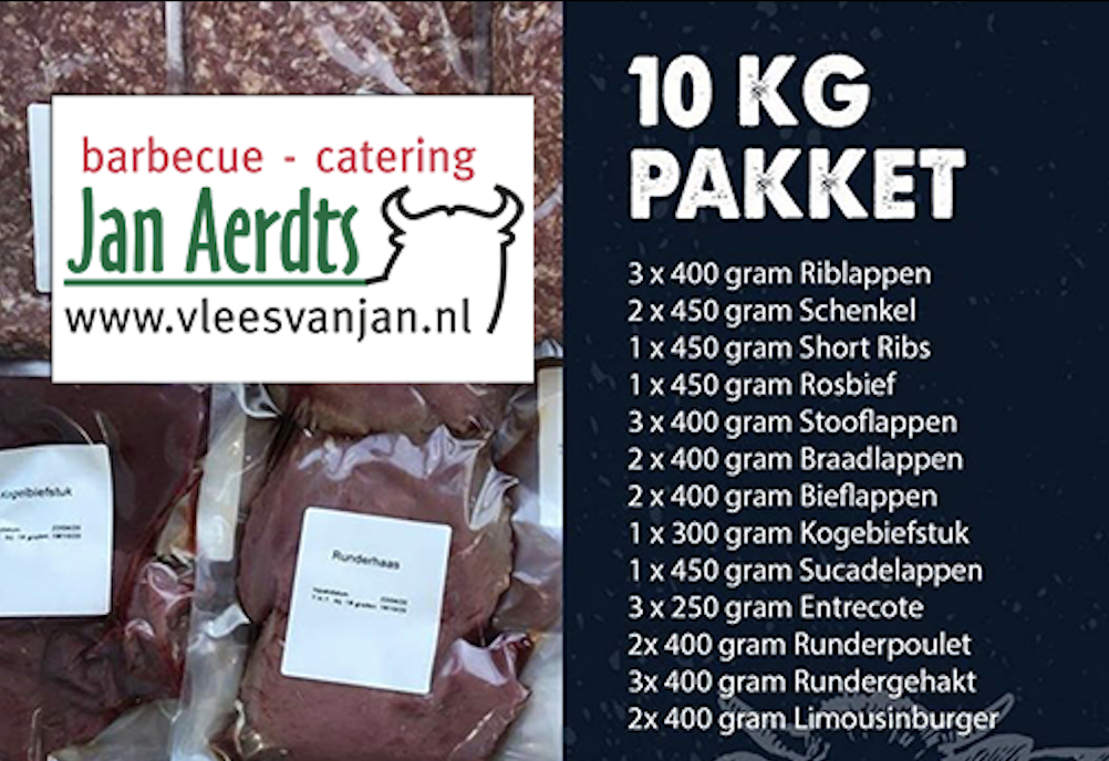 Limousin rundvleespakket 10 kg